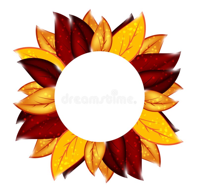 Abstract Nature Background with Leaves. Vector Stock Vector