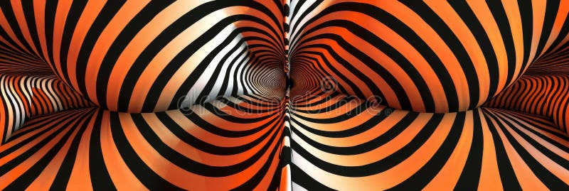 Abstract Neo Dadaist Patterns of Op Art Design, Conceptual Optical Illusion Images, Neo Dadaism