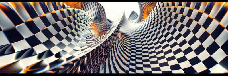Abstract Neo Dadaist Patterns of Op Art Design, Conceptual Optical Illusion Images, Neo Dadaism