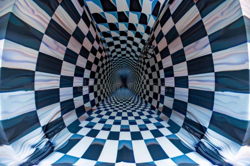 Abstract Neo Dadaist Patterns of Op Art Design, Conceptual Optical Illusion Images, Neo Dadaism