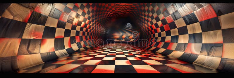 Abstract Neo Dadaist Patterns of Op Art Design, Conceptual Optical Illusion Images, Neo Dadaism