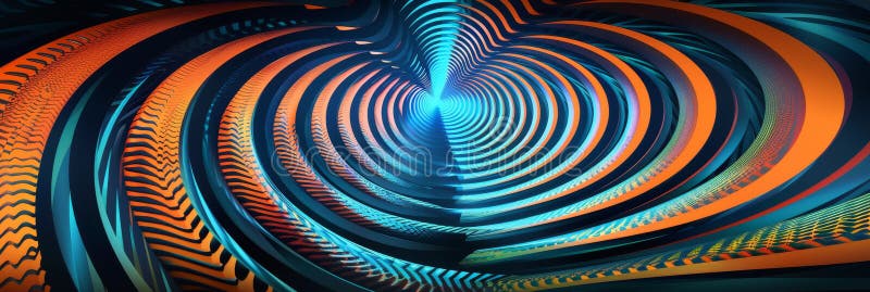 Abstract Neo Dadaist Patterns of Op Art Design, Conceptual Optical Illusion Images, Neo Dadaism