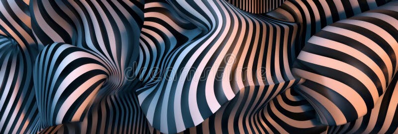 Abstract Neo Dadaist Patterns of Op Art Design, Conceptual Optical Illusion Images, Neo Dadaism
