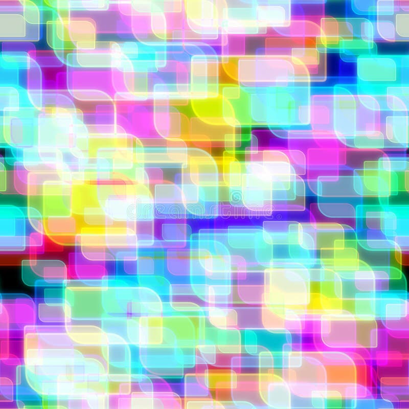 Abstract Neon Seamless Background Stock Illustration - Illustration of ...