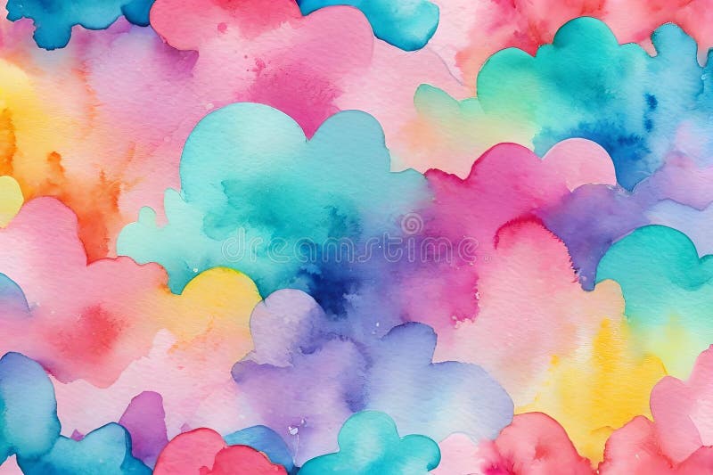 Abstract neon watercolor texture background pattern abstract pastel colors royalty free illustration