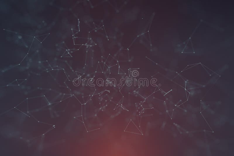 Abstract network on dark background royalty free stock photography