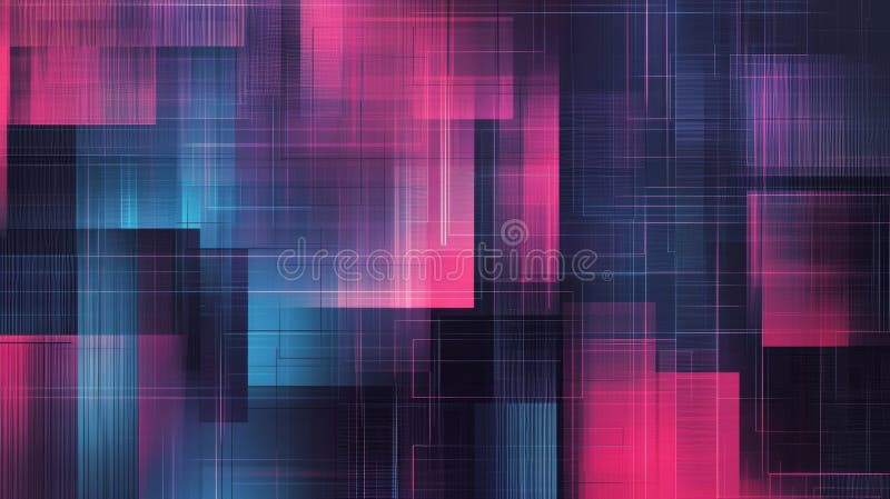 Abstract network patterns forming a modern digital backdrop royalty free illustration