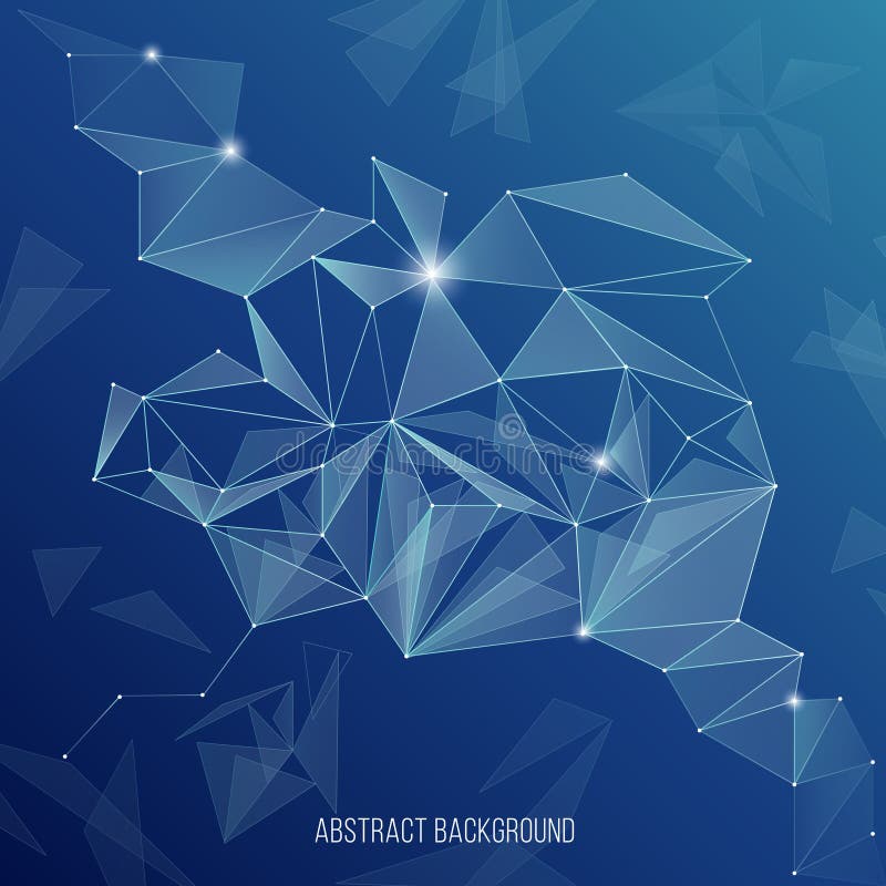 Abstract network technology background. Global internet pointing connection vector illustration. Structure connect and communication info