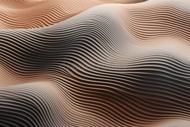 Abstract neural network maze pattern. Generative AI stock photography
