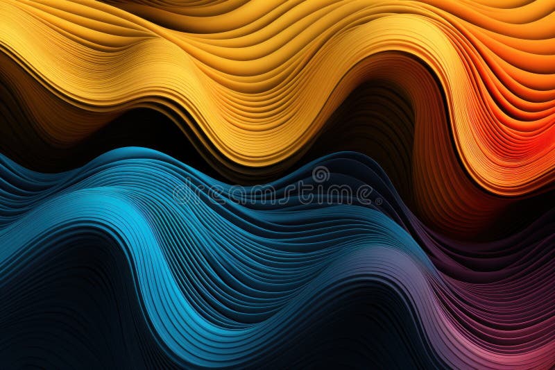 Abstract neural network maze pattern. Generative AI royalty free stock photos