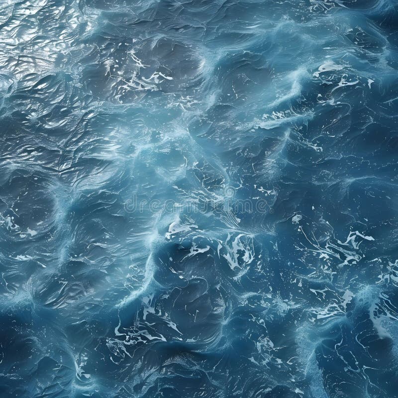 Abstract Ocean Waves royalty free illustration