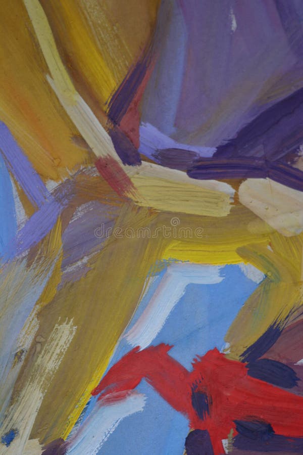 Abstract Oil Paint Texture on Canvas, Background. Oil Painting on