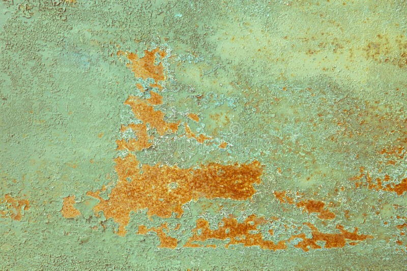 Abstract Old Rusty Peeling Paint Metal Texture Stock Photo Image of