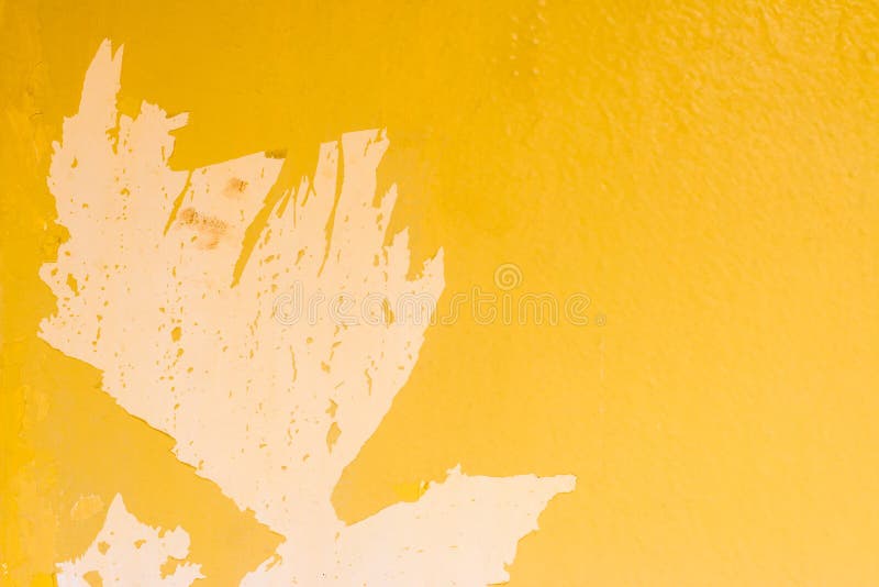 Abstract Old Yellow Grunge Cement Wall for texture background royalty free stock images