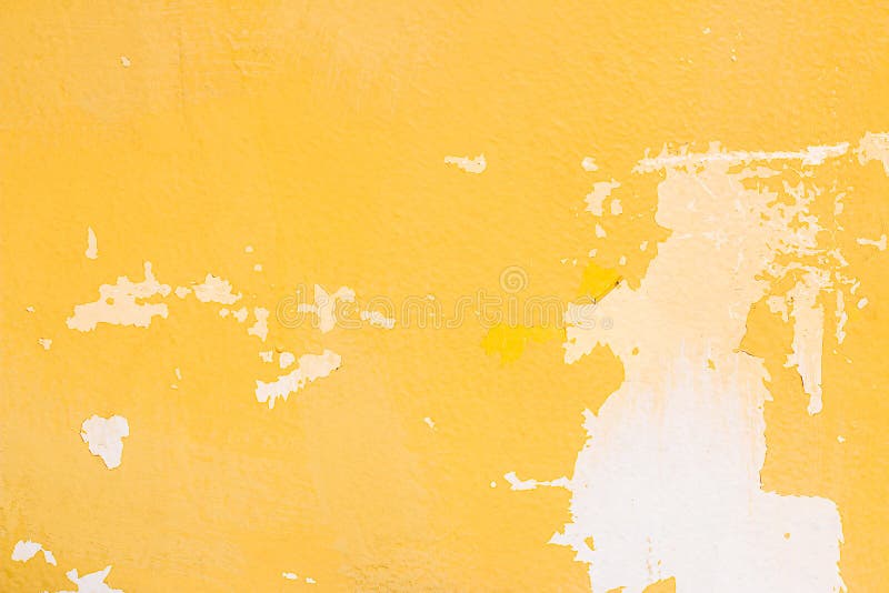 Abstract Old Yellow Grunge Cement Wall for texture background stock photos