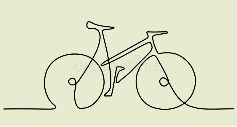 Featured image of post One Line Bicycle Drawing Continuous one line drawing of bike or bicycle vector minimalism design