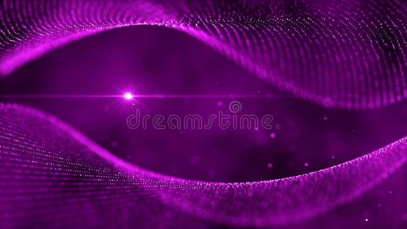 Abstract Eye Purple Digital Space Blurry Focus Twisted Dotted Lines On Top And Bottom With Cloudy Hazy Sparkle Dust And Light Flare Background. Abstract Eye Purple Digital Space Blurry Focus Twisted Dotted Lines On Top And Bottom With Cloudy Hazy Sparkle Dust And Light Flare Background