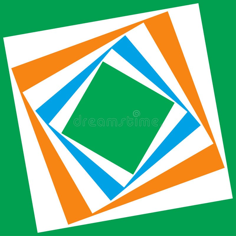 Abstract Opart Element. Optical, Visual Art, Artistic Element