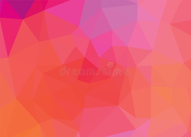 Abstract Orange Background from Crystal, You Can Change Vector Art Stock Vector Illustration