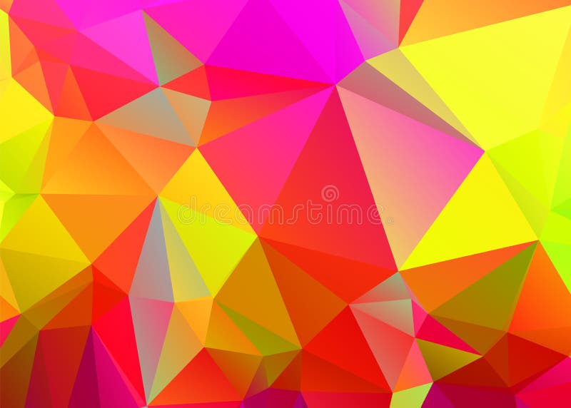 Abstract Orange Background from Crystal, You Can Change Vector Art Stock Vector Illustration