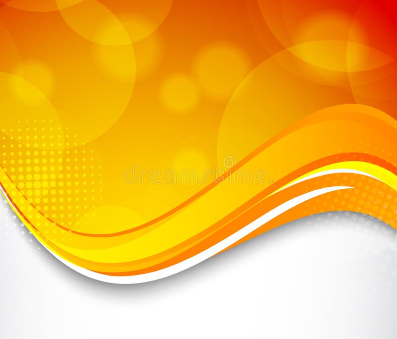 Abstract orange background stock illustration. Illustration of poster
