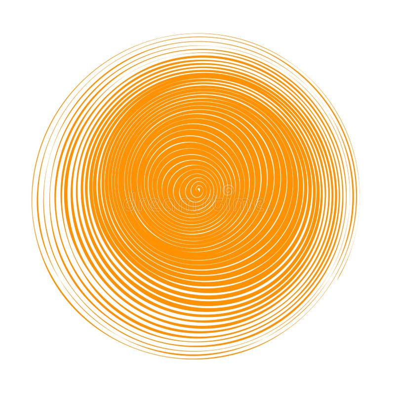Abstract Orange Circle Banner. Stock Vector Illustration of empty
