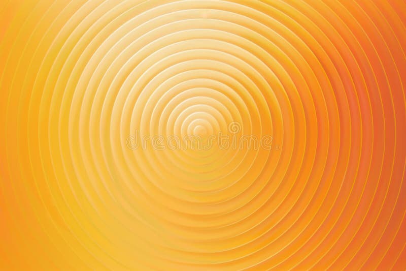 Abstract Orange Concentric Circles Background Modern Design Projects vector illustration