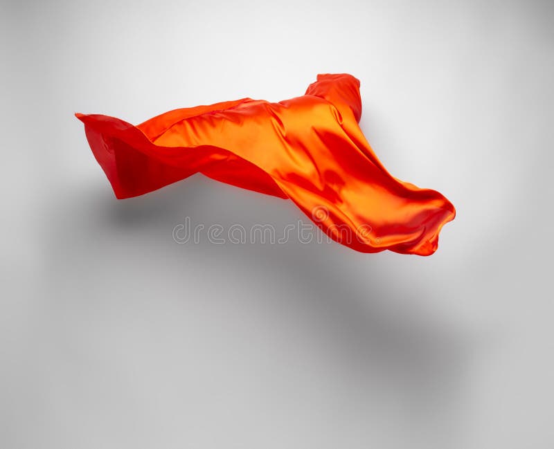 Abstract Orange Fabric in Motion Stock Image Image of speed, vitality