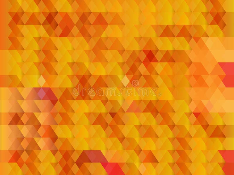 Abstract Orange Geometric Background Stock Vector Illustration of