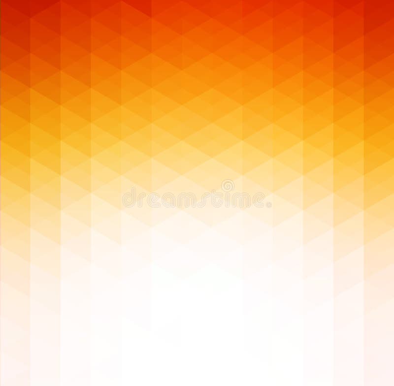 Abstract Orange Geometric Technology Background Stock Vector