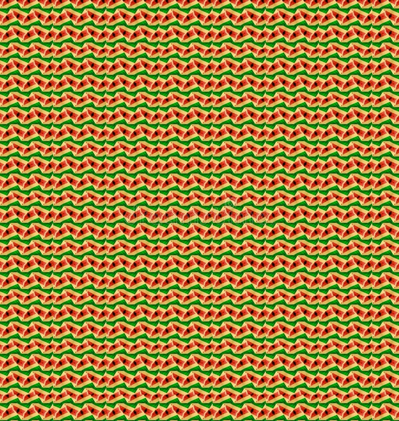 Abstract Orange and Green Color Pattern Wallpaper Stock Illustration