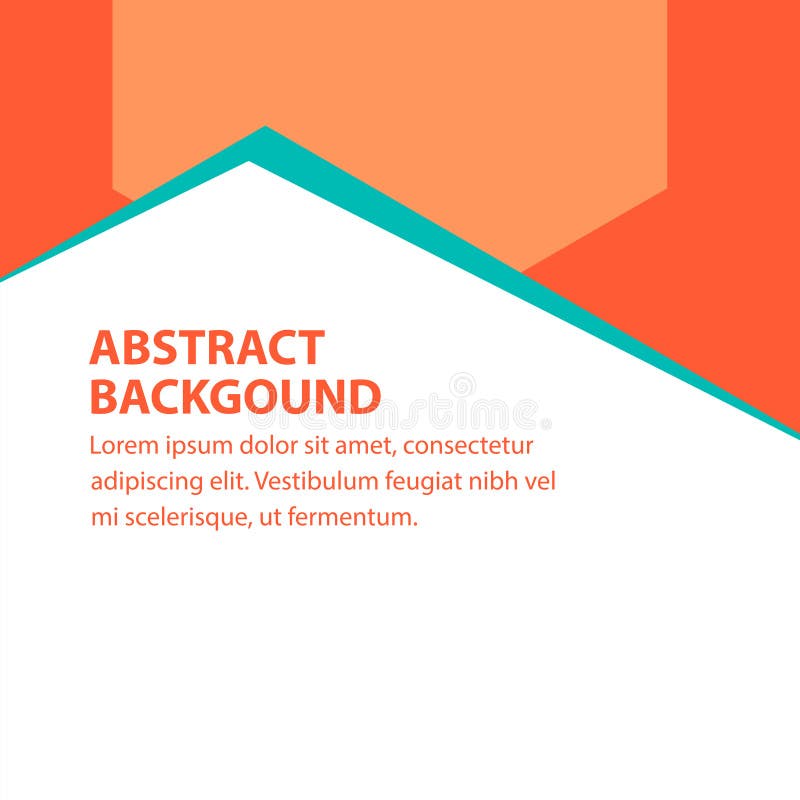 Abstract orange green vector background. Technology polygonal design. Digital futuristic minimalism royalty free stock photo