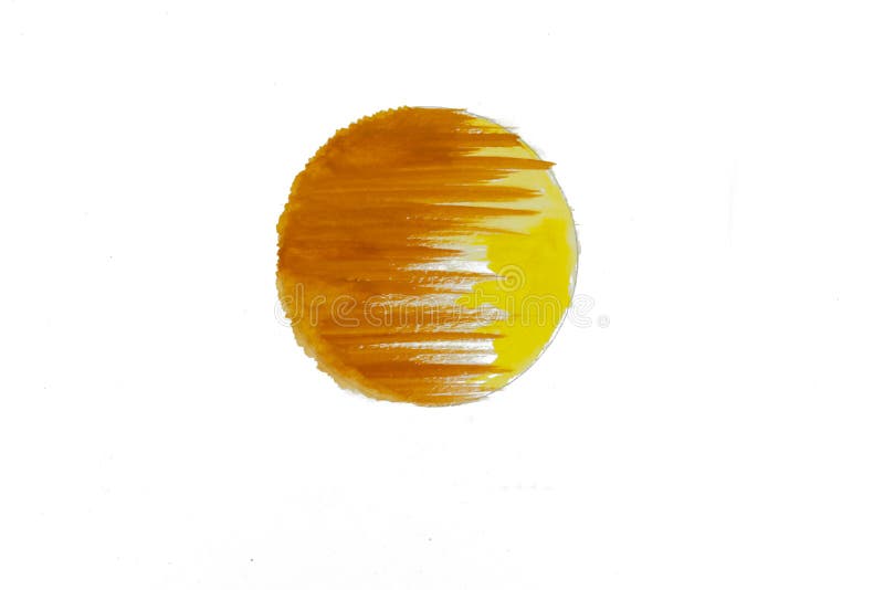 Abstract orange and yellow watercolor painted.Background or concept image.