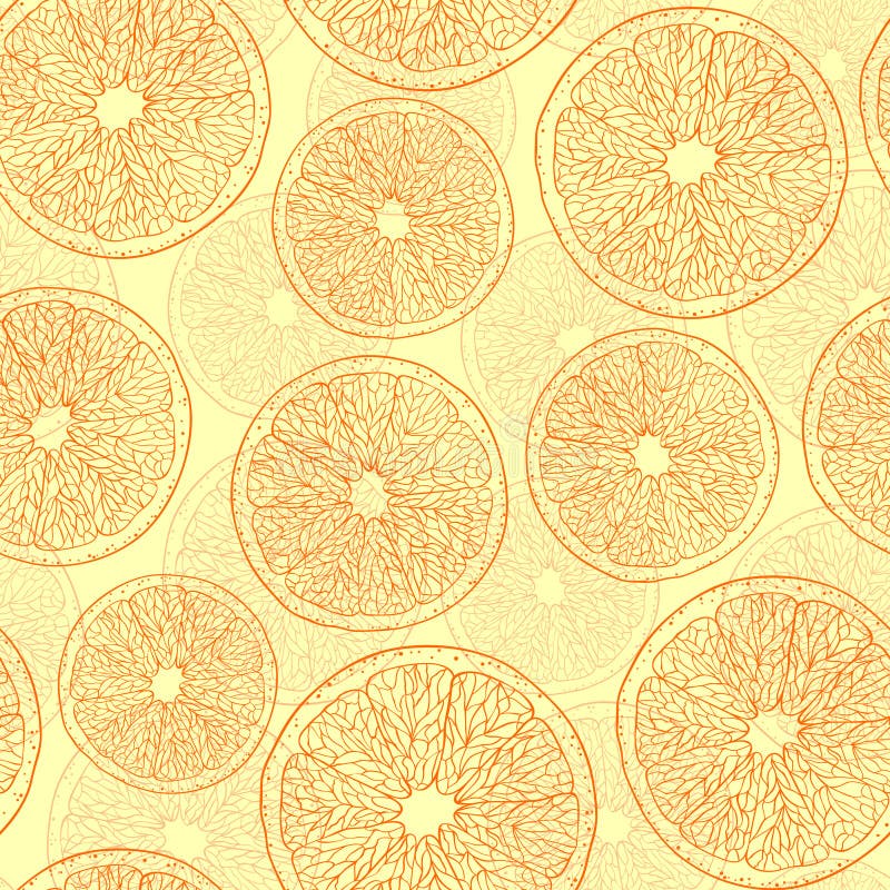 Abstract oranges