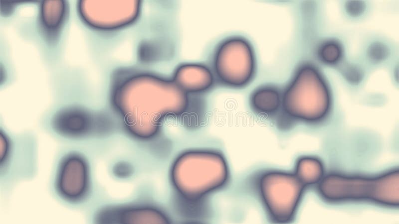 Abstract Organic Fluid Pattern with Soft Green and Pink Color Combination for Modern Design stock illustration