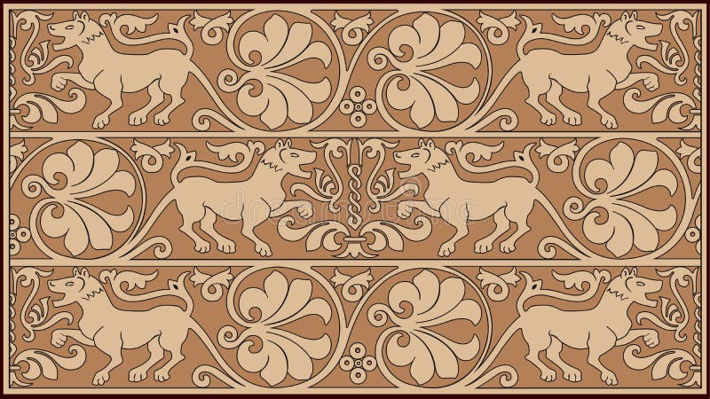 Abstract ornamental design vector illustration