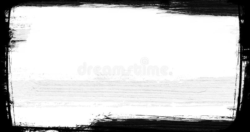 Abstract paint brush stroke black and white transition background, illustration of paint splash