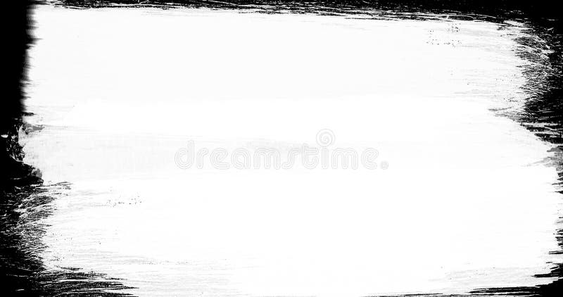 Abstract paint brush stroke black and white transition background, illustration of paint splash