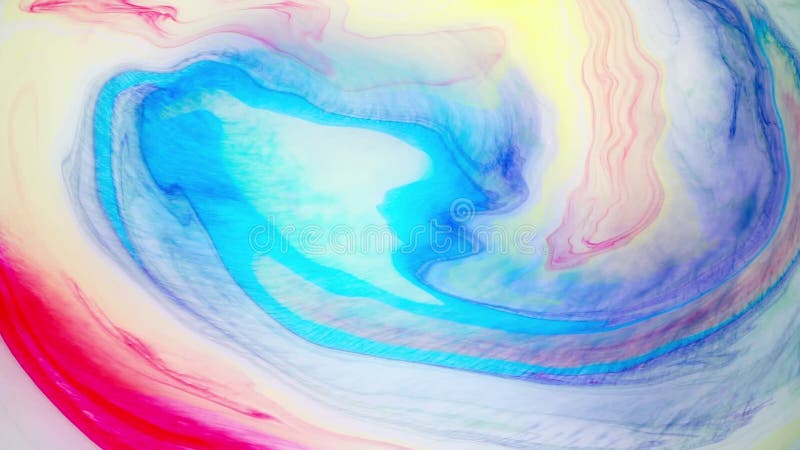 Abstract paint ink in motion. Psychedelic background footage. Colorful spots. royalty free illustration