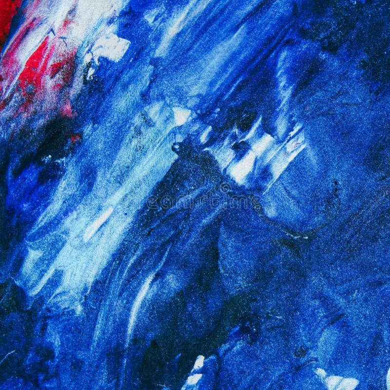 Abstract Painting Blue Background is Made with Elements of Aesthetics