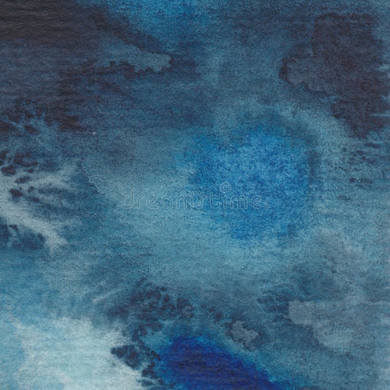 Abstract Painting Blue Background is Made with Elements of Aesthetics