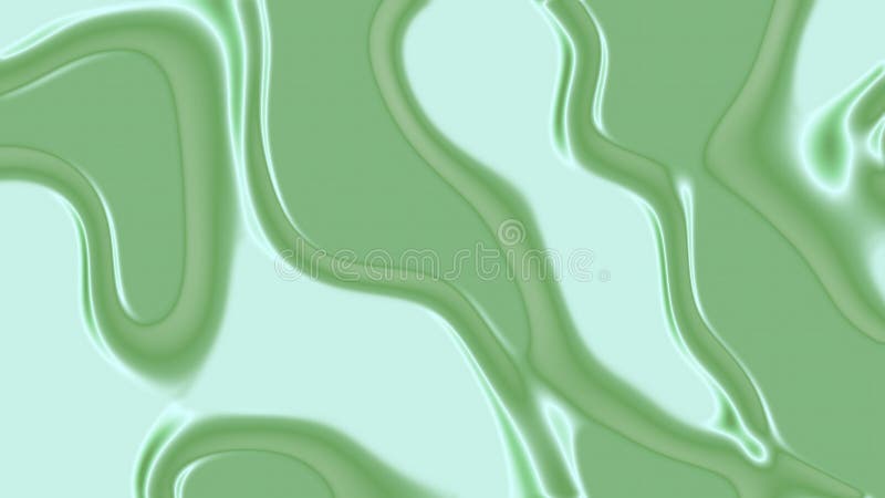 Abstract pale green swirls form a fluid background stock illustration