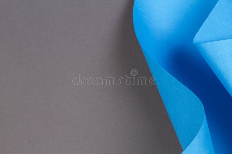 Abstract Pastel Blue and Gray Color Paper Background Stock Image