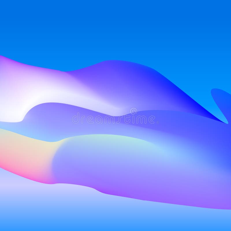 Abstract Pastel Colorful Background Vector. Smooth and Soft Blue