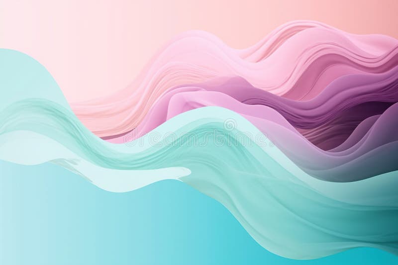 Artistic pastel colored paper wave background created with generative AI  technology. 23773776 Stock Photo at Vecteezy