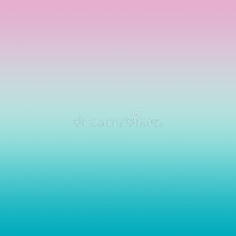 Abstract Pastel Pink Aqua Blue Gradient Background royalty free illustration