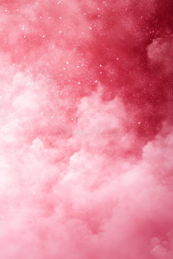 Abstract Pastel Pink and Red Gradient Background, Blurred Texture with Foiled Shimmer stock illustration