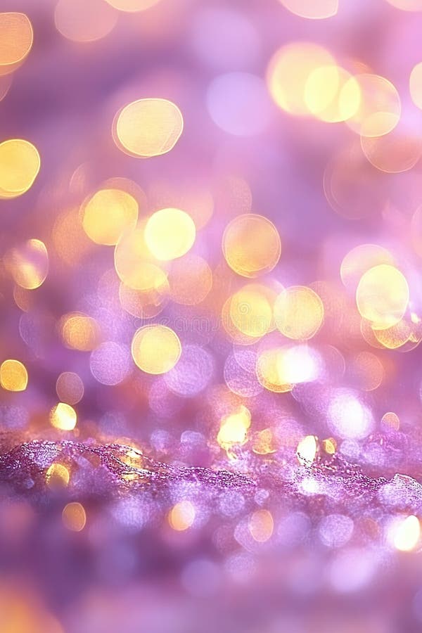 Abstract Pastel Purple Background, Soft Bokeh Effect With Overlapping Circles, Copy Space. vector illustration