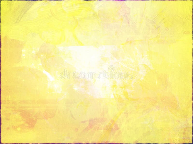 Abstract Pastel Yellow Background with Subtle Pattern Stock Image