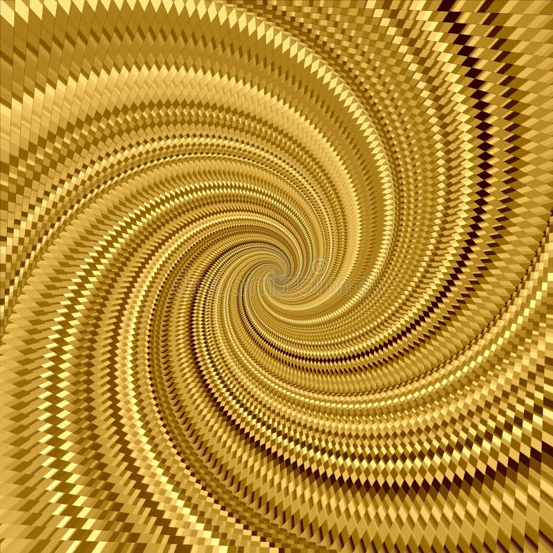 Abstract pattern with golden spiral